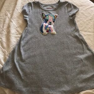 Cat & Jack Tunic Dress w/ Puppy Size 6